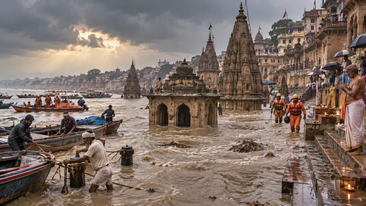 वाराणसी गंगा बाढ़