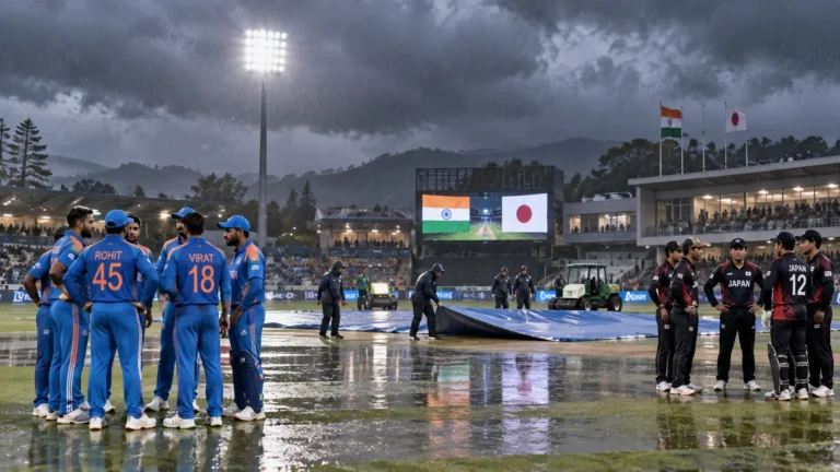 भारत-जापान ऐतिहासिक T20I आज, बारिश का खतरा