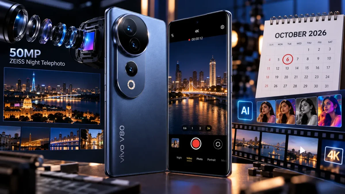 vivo V80 लॉन्च