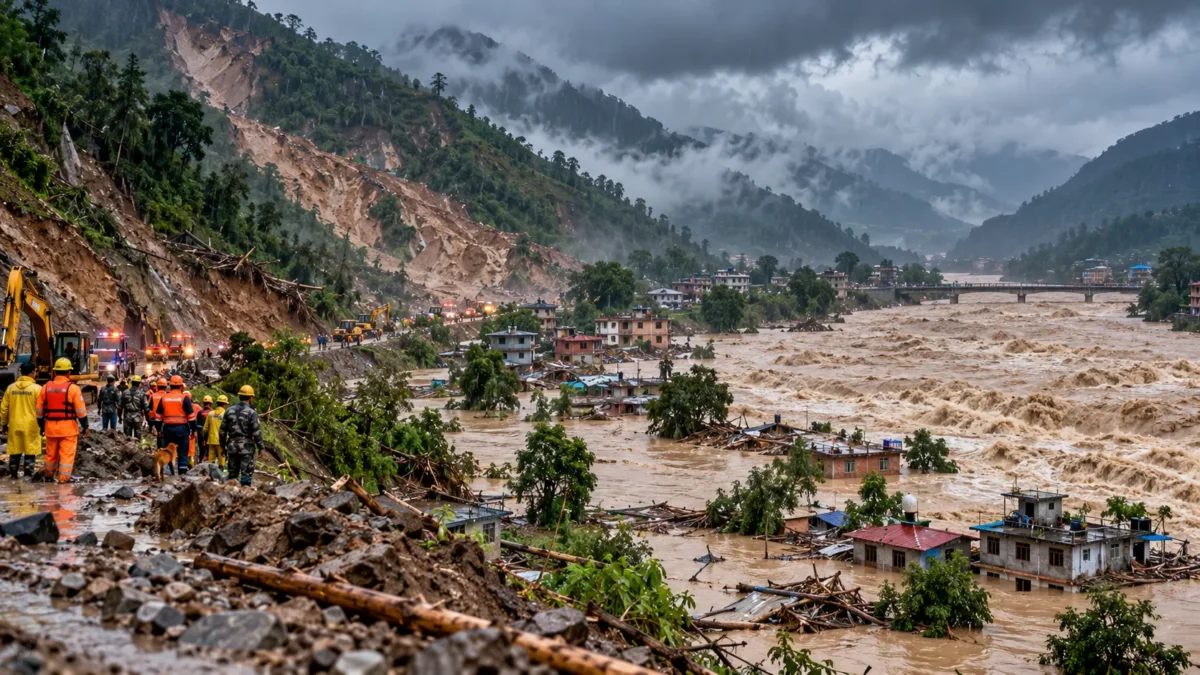 नेपाल बाढ़ और लैंडस्लाइड