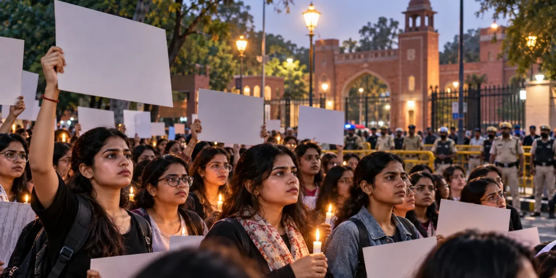 Aastha Kunj Gang Rape: दिल्ली में महिला सुरक्षा को लेकर छात्राओं का विरोध तेज
