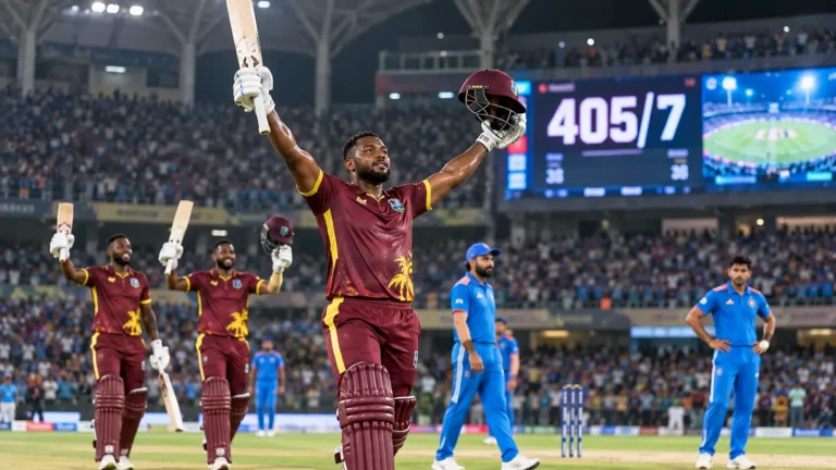 IND vs WI 2nd ODI: वेस्टइंडीज का रिकॉर्डतोड़ स्कोर, कैंपबेल का शतक