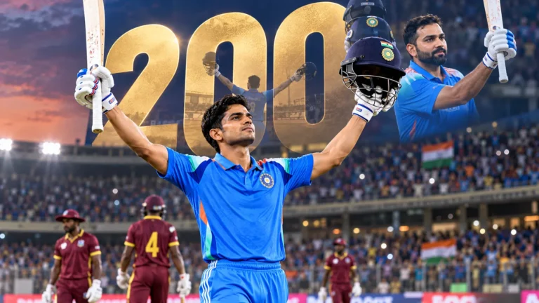 IND vs WI 2nd ODI: शुभमन गिल का तूफानी 200, रोहित शर्मा के बाद रचा इतिहास