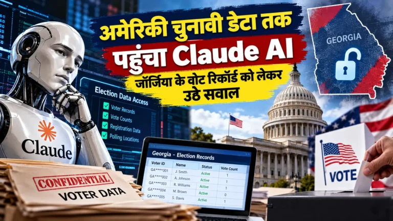 अमेरिकी चुनावी डेटा तक पहुंचा Claude AI, जॉर्जिया के वोट रिकॉर्ड को लेकर उठे सवाल