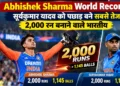 अभिषेक शर्मा वर्ल्ड रिकॉर्ड 2026