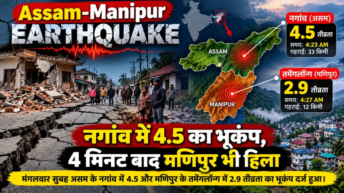 असम मणिपुर भूकंप 2026