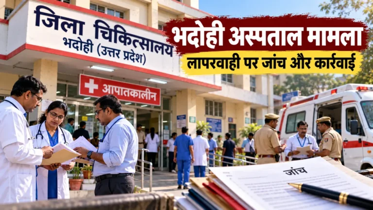 भदोही अस्पताल मामला: ‘सबका साथ, सबका विकास’ पर उठे सवाल