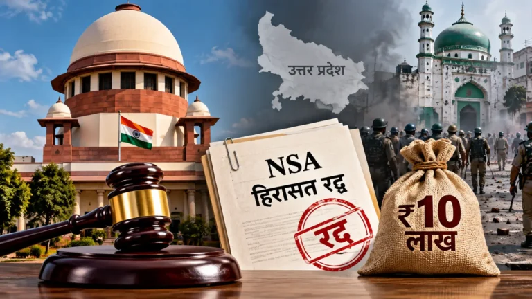Sambhal Violence Case: SC ने NSA हिरासत रद्द की, UP सरकार पर ₹10 लाख का जुर्माना