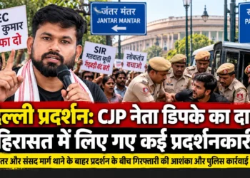 दिल्ली प्रदर्शन और पुलिस कार्रवाई
