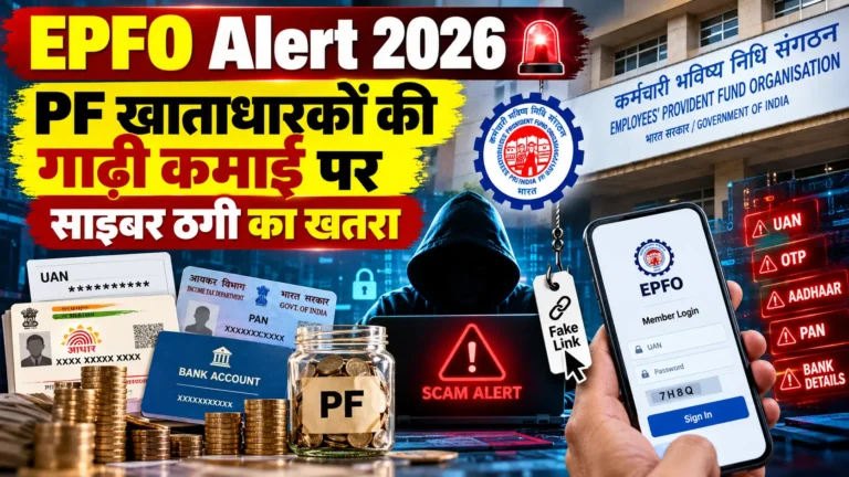 EPFO Alert 2026: PF खाताधारकों की गाढ़ी कमाई पर साइबर ठगी का खतरा