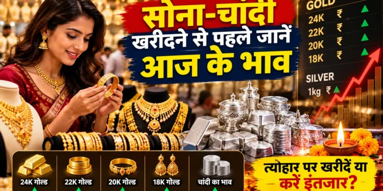 आज सोने चांदी का भाव