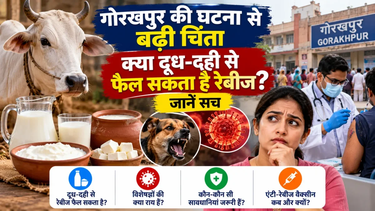 दूध दही से रेबीज फैलने का खतरा