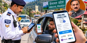 हिमाचल ट्रैफिक चालान नया नियम