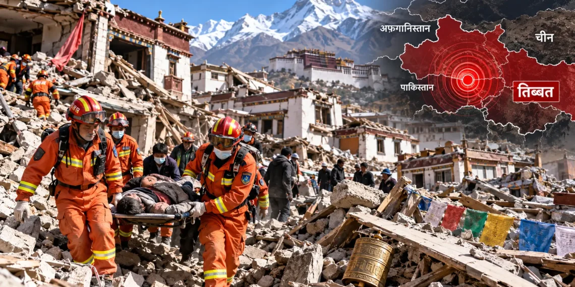 तिब्बत भूकंप में 16 की मौत