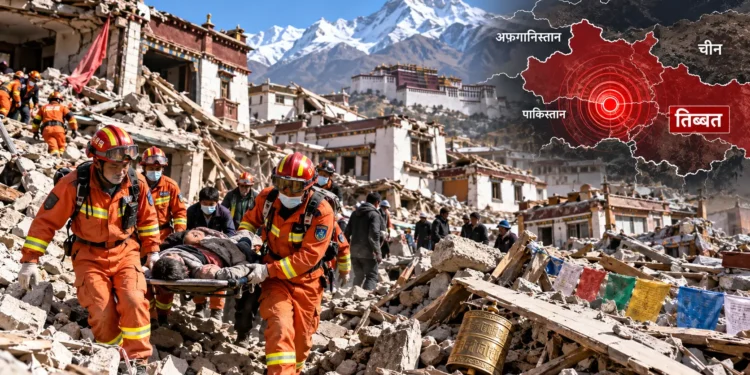 तिब्बत भूकंप में 16 की मौत