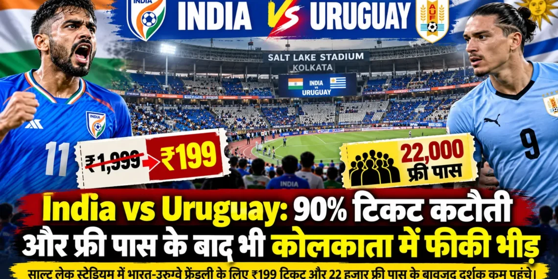भारत-उरुग्वे मैच कोलकाता