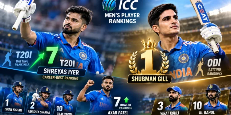श्रेयस अय्यर ICC रैंकिंग