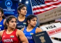 भारतीय महिला पहलवान वीजा विवाद 2026
