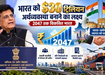 2047 तक 30 ट्रिलियन डॉलर की अर्थव्यवस्था