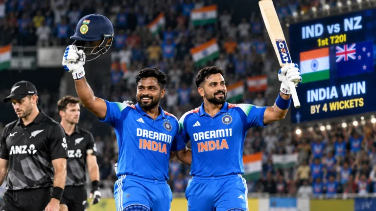 IND vs NZ 1st T20I: संजू सैमसन और नमन धीर ने दिलाई भारत को जीत