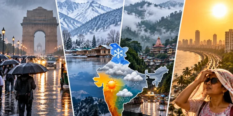 आज का मौसम अपडेट
