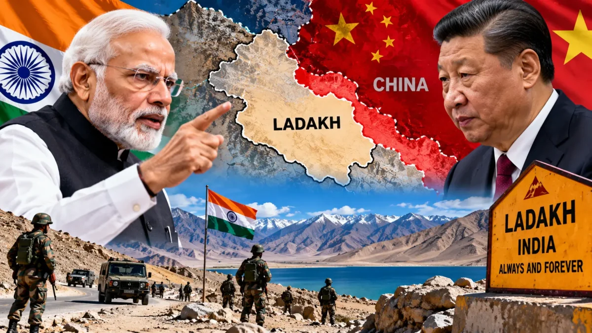 लद्दाख पर चीन का दावा