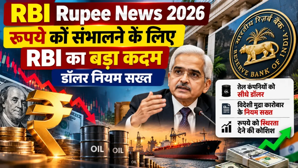 रुपये को मजबूत करने के लिए RBI के कदम