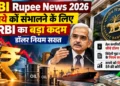 रुपये को मजबूत करने के लिए RBI के कदम