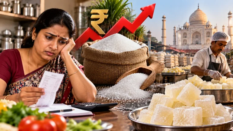 चीनी की महंगाई से बिगड़ा रसोई का बजट, आगरा के पेठे पर भी संकट