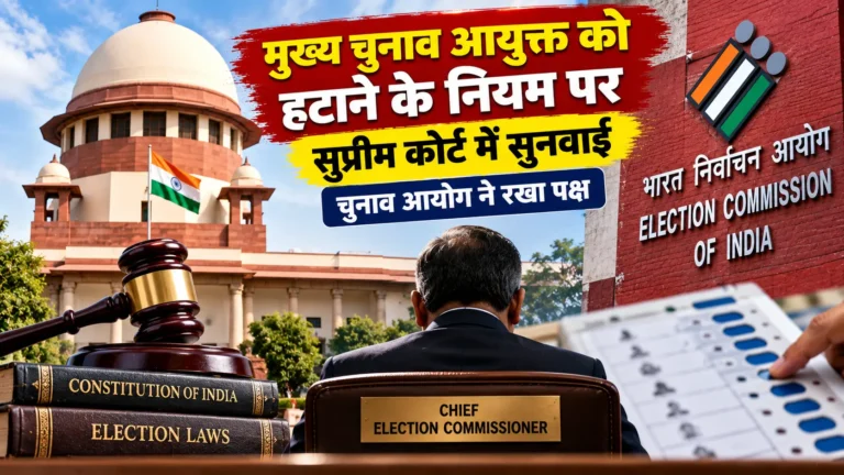 मुख्य चुनाव आयुक्त को हटाने के नियम पर सुप्रीम कोर्ट में सुनवाई, चुनाव आयोग ने रखा पक्ष