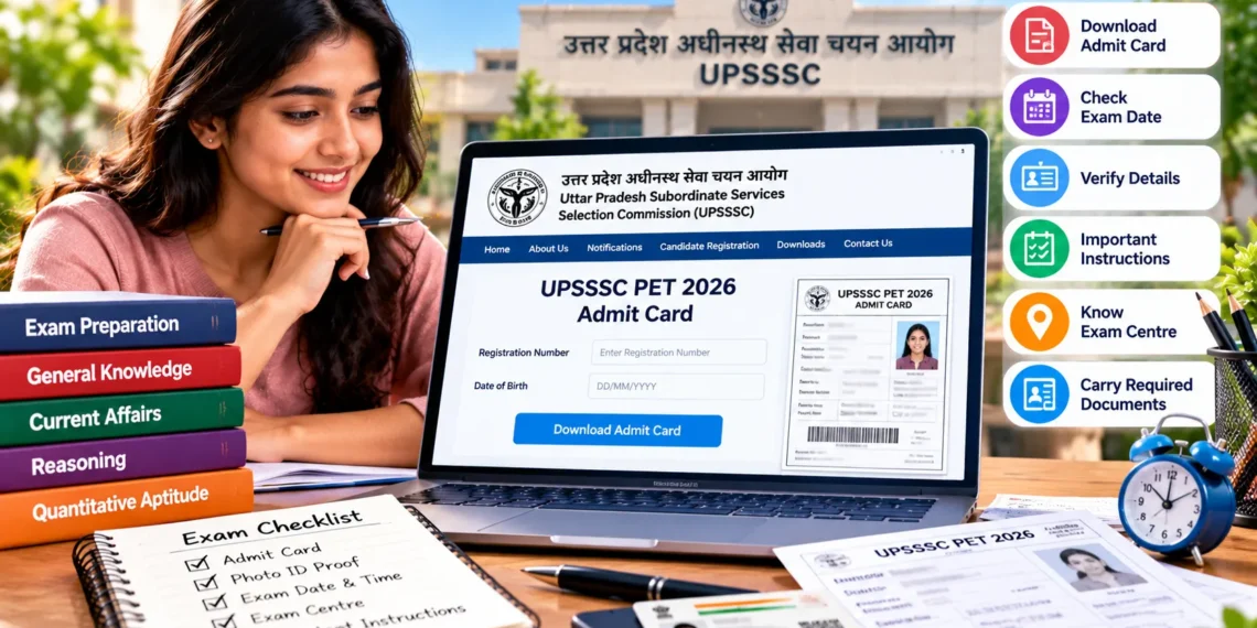 UPSSSC PET 2026 एडमिट कार्ड