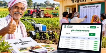 कृषि यांत्रिकीकरण योजना नई अपडेट